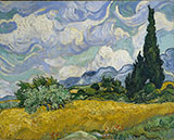 Wheat Field with Cypresses, 1889 - Vincent van Gogh