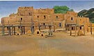 Taos Pueblo 1929 - Georgia O'Keeffe reproduction oil painting