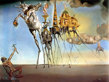 The Temptation of St. Anthony 1946 - Salvador Dali reproduction oil painting
