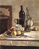 Still Life with Two Bottles 1896 - Henri Matisse reproduction oil painting