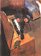 Interior with Harmonium - Henri Matisse