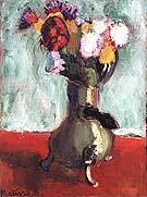 Bouquet of Flowers in a Chocolate Pot 1902 - Henri Matisse reproduction oil painting