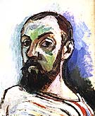 Self-Portrait 1906 - Henri Matisse reproduction oil painting