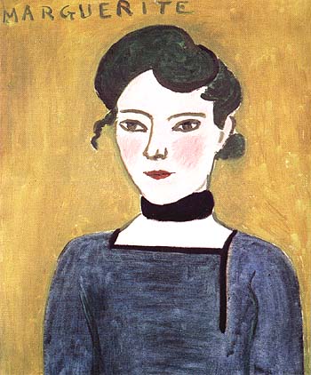 Marguerite 1907 - Henri Matisse reproduction oil painting