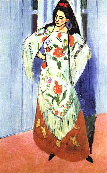 The Manila Shawl 1911 - Henri Matisse reproduction oil painting