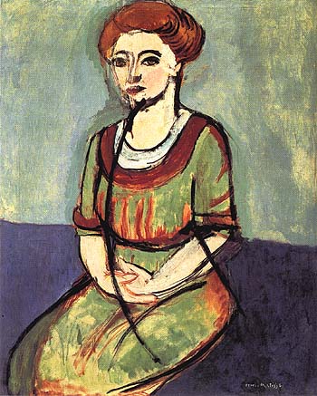 Portrait of Olga Merson 1911 - Henri Matisse reproduction oil painting