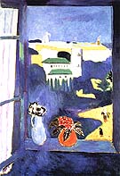 Landscape Viewed from a Window 1912 - Henri Matisse reproduction oil painting