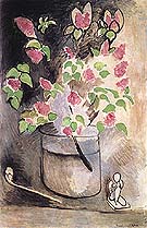 Branch of Lilacs 1914 - Henri Matisse reproduction oil painting