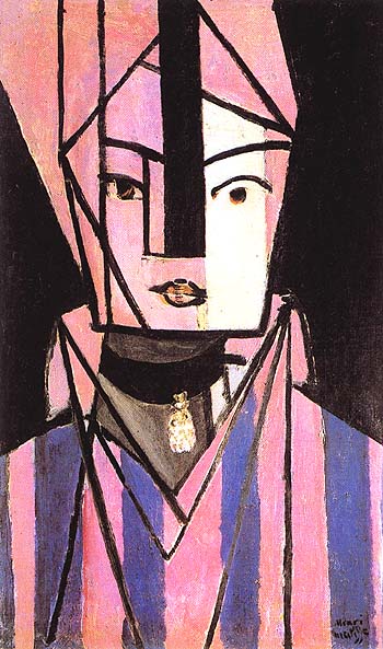 White and Pink Head 1914 - Henri Matisse reproduction oil painting