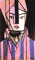 White and Pink Head 1914 - Henri Matisse