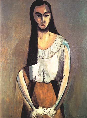 The Italian Woman 1916 - Henri Matisse reproduction oil painting