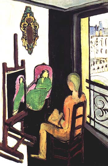 The Painter in His Studio 1916 - Henri Matisse reproduction oil painting