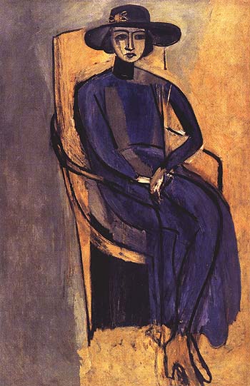 Portrait of Greta Prozor 1916 - Henri Matisse reproduction oil painting