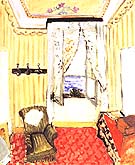 My Room at the Beau-Rivage 1917 - Henri Matisse reproduction oil painting