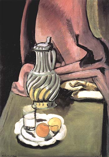 The Pewter Jug 1917 - Henri Matisse reproduction oil painting