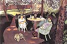 Tea in the Garden 1919 - Henri Matisse reproduction oil painting