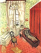 Two Woman in an Interior 1920 - Henri Matisse reproduction oil painting