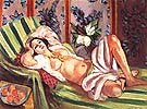 Odalisque with Magnolias 1923 - Henri Matisse reproduction oil painting
