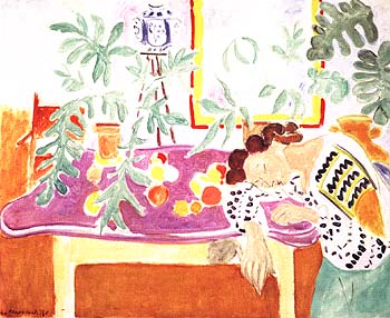 Still Lift with a Sleeping Woman 1939 - Henri Matisse reproduction oil painting