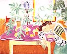 Still Lift with a Sleeping Woman 1939 - Henri Matisse reproduction oil painting