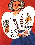 The Romanian Blouse 1940 - Henri Matisse reproduction oil painting