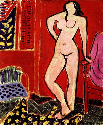 Standing Nude 1947 - Henri Matisse reproduction oil painting