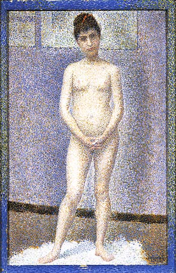 Standing Model 1887 - Georges Seurat reproduction oil painting