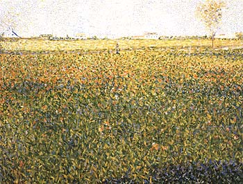 Alfalfa, La Lucerne, Saint-Denis 1884 - Georges Seurat reproduction oil painting