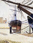 Quayside, Honfleur 1886 - Georges Seurat