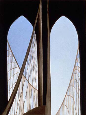 Brooklyn Bridge 1949 - Georgia O'Keeffe reproduction oil painting