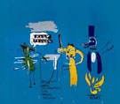 Dingoes in the Park - Jean-Michel-Basquiat reproduction oil painting