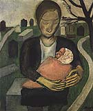 Mother and Child 1930 - bill bloggs reproduction oil painting