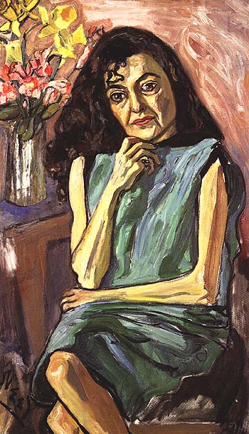 Spanish Woman 1950 - bill bloggs reproduction oil painting