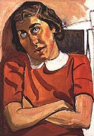 Religious Girl 1958 - bill bloggs reproduction oil painting