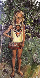 Olivia in an African Dress 1972 - bill bloggs