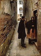 A Street in Venice 1880-82 - John Singer Sargent reproduction oil painting