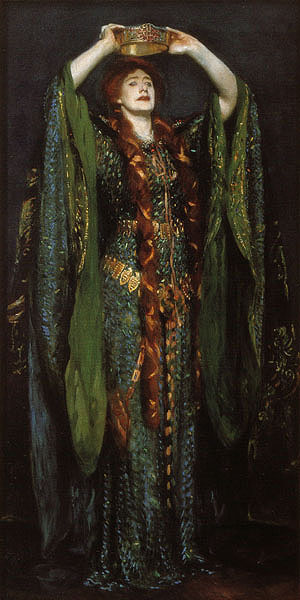 Ellen Terry as Lady Macbeth 1889 - John Singer Sargent reproduction oil painting