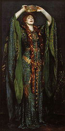 Ellen Terry as Lady Macbeth 1889 - John Singer Sargent reproduction oil painting