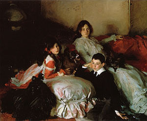 Essie Ruby And Ferdinand Children of Asher Wertheimer 1902 - John Singer Sargent reproduction oil painting