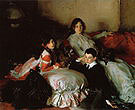 Essie Ruby And Ferdinand Children of Asher Wertheimer 1902 - John Singer Sargent reproduction oil painting