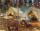 Tents at Lake O'Hara 1916 - John Singer Sargent