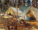 Tents at Lake O'Hara 1916 - John Singer Sargent reproduction oil painting