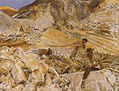 Bringing Down Marble From the Quarries to Carrara 1911 - John Singer Sargent