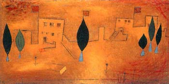 Oriental Feast - Paul Klee reproduction oil painting