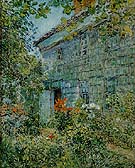 Old House and Garden East Hampton 1898 - Childe Hassam reproduction oil painting