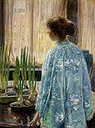 The Table Garden 1910 - Childe Hassam reproduction oil painting