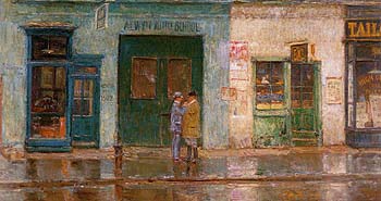 Little Cobbler s Shop 1912 - Childe Hassam reproduction oil painting