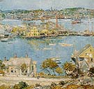 Gloucester Harbor 1899 - Childe Hassam reproduction oil painting