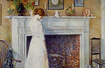 In the Old Houes 1914 - Childe Hassam reproduction oil painting