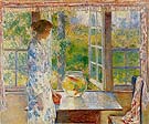 Bowl of Goldfish 1912 - Childe Hassam reproduction oil painting